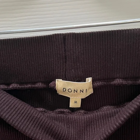 Donni Rib Kick flare trousers brown Women's Pants - espresso - medium - Picture 5 of 9